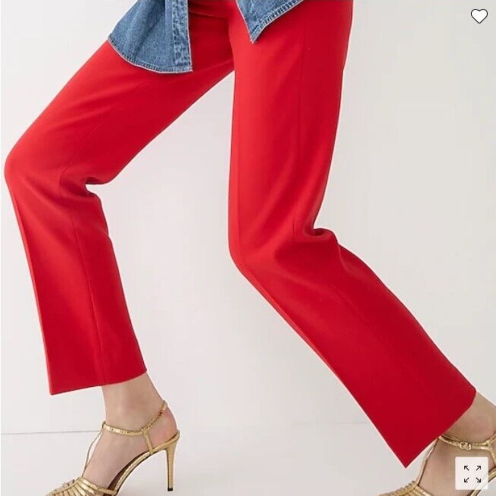 NWT JCrew Tall Kate straight-leg pant in four-season stretch T10